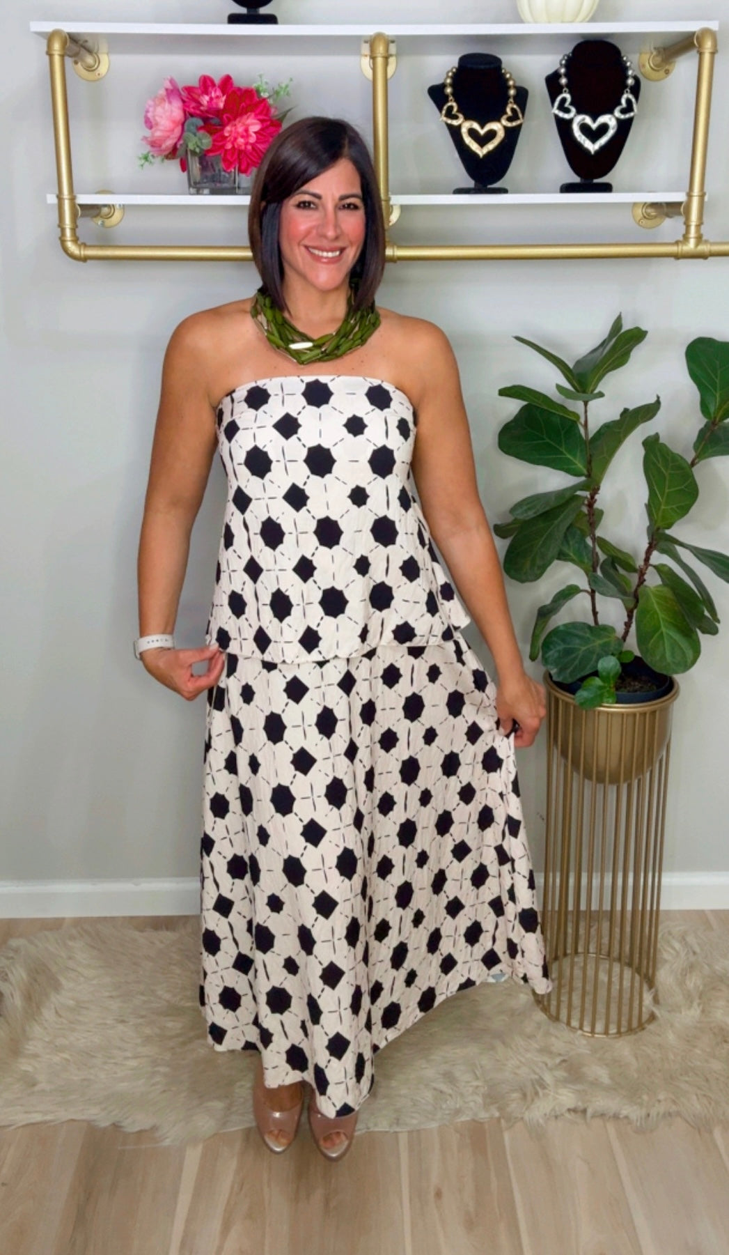 Italian Off Shoulder Dress