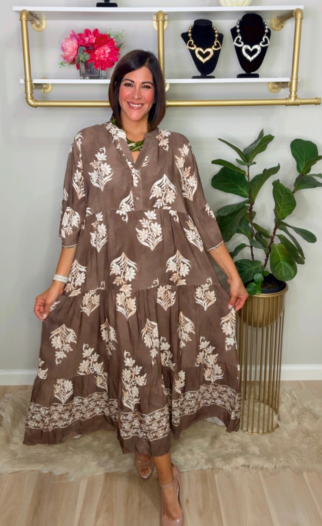 Italian “Faded” Stamped Maxi