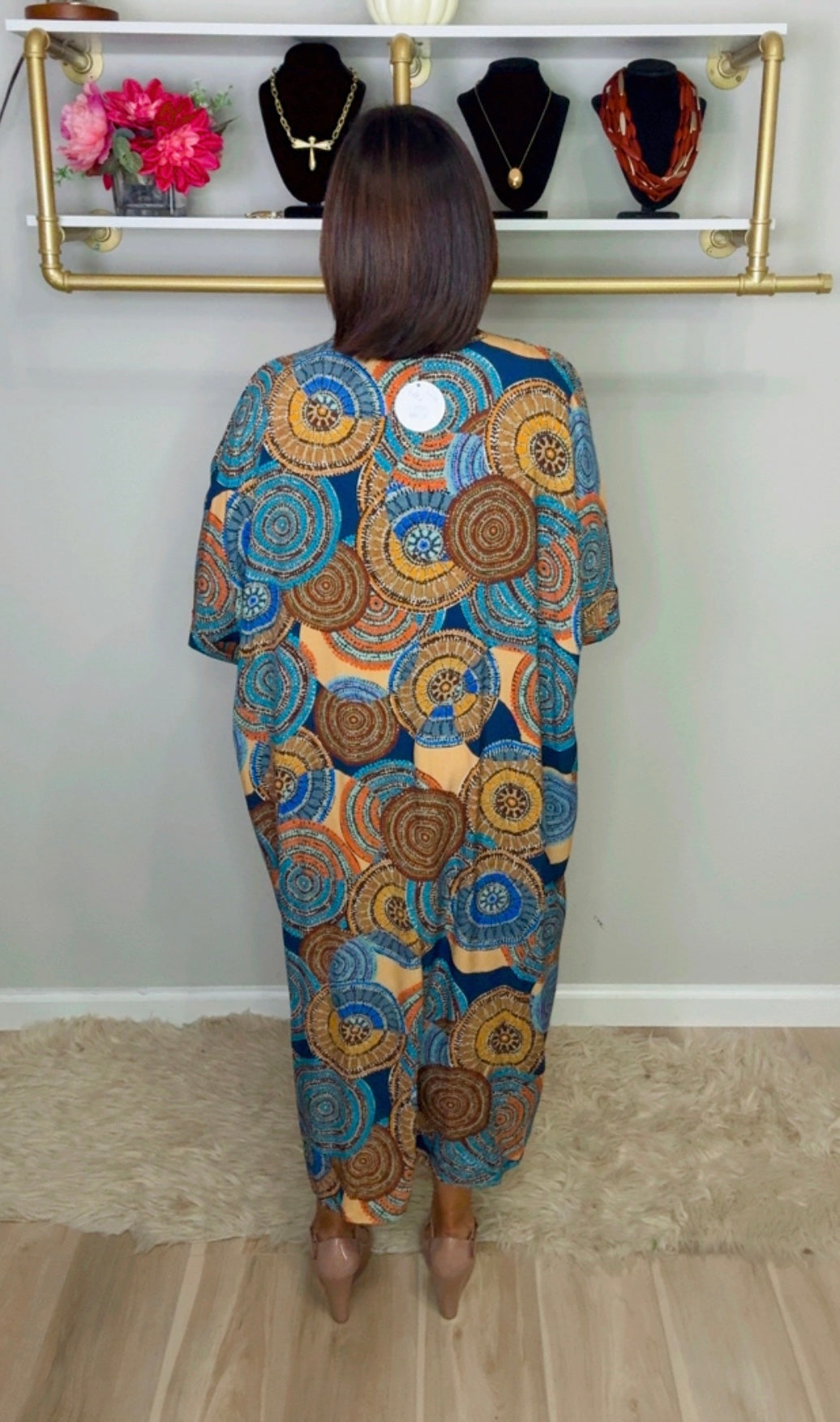 Italian Front Twist Dress