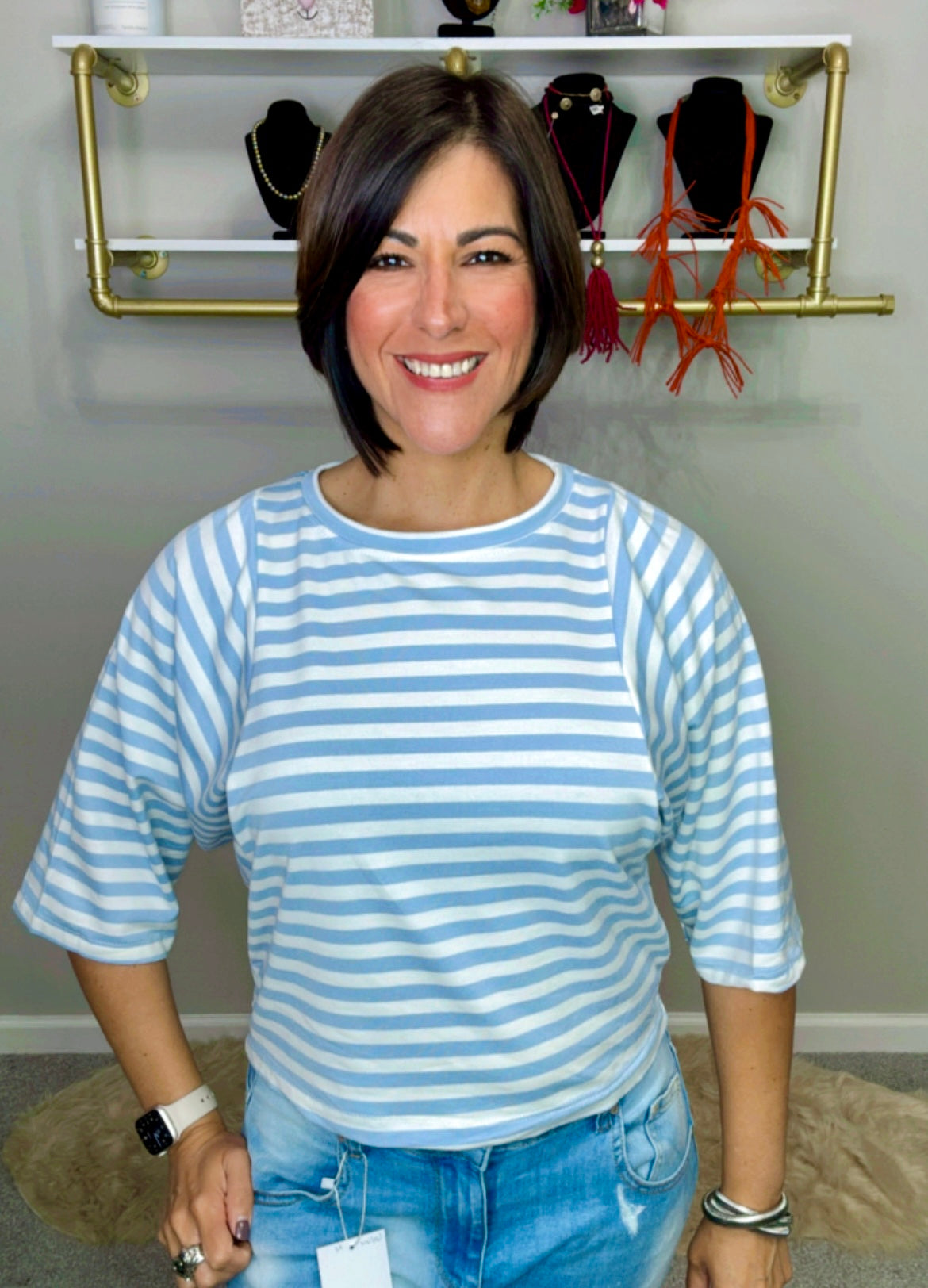 Italian Stripes Blouse