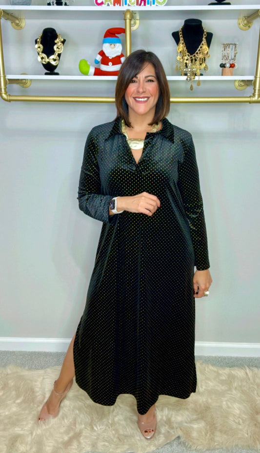 Italian Velvet Dress