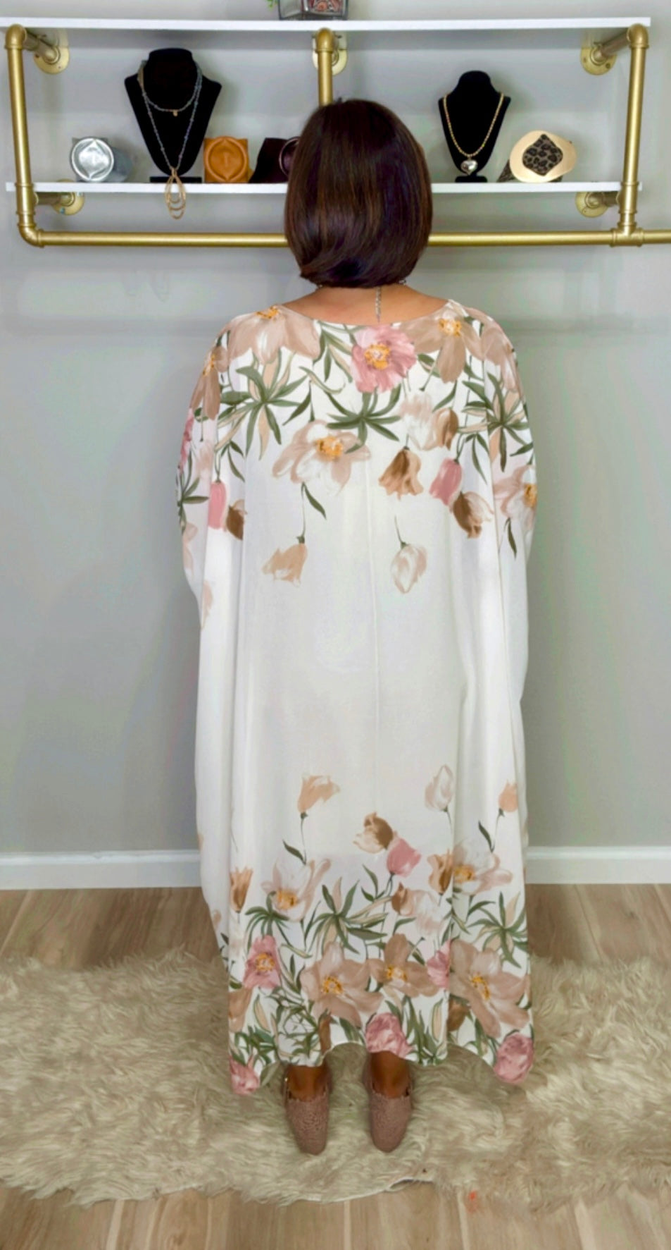 Italian Oversized Stamped Tunic