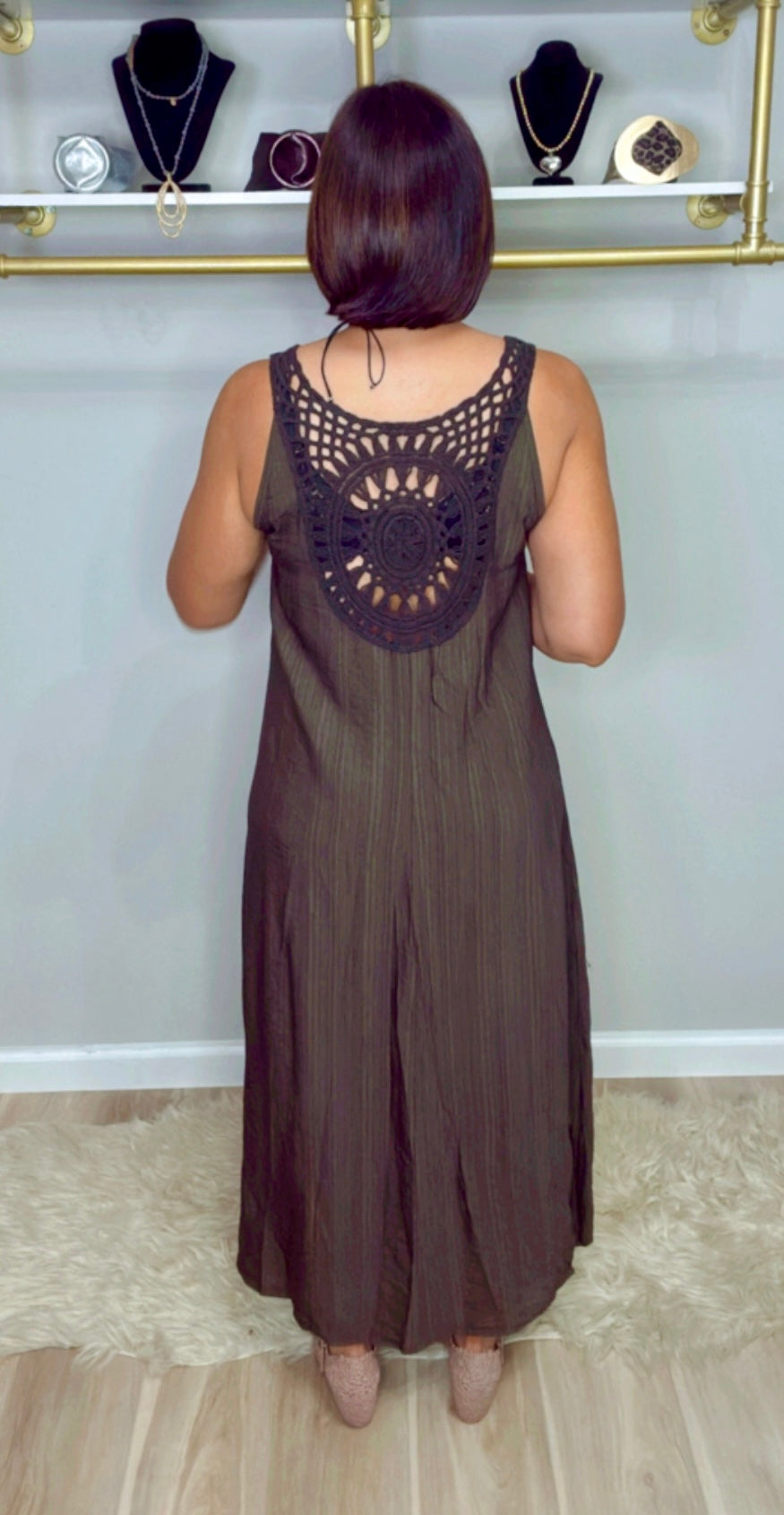Italian Back Detailed Dress