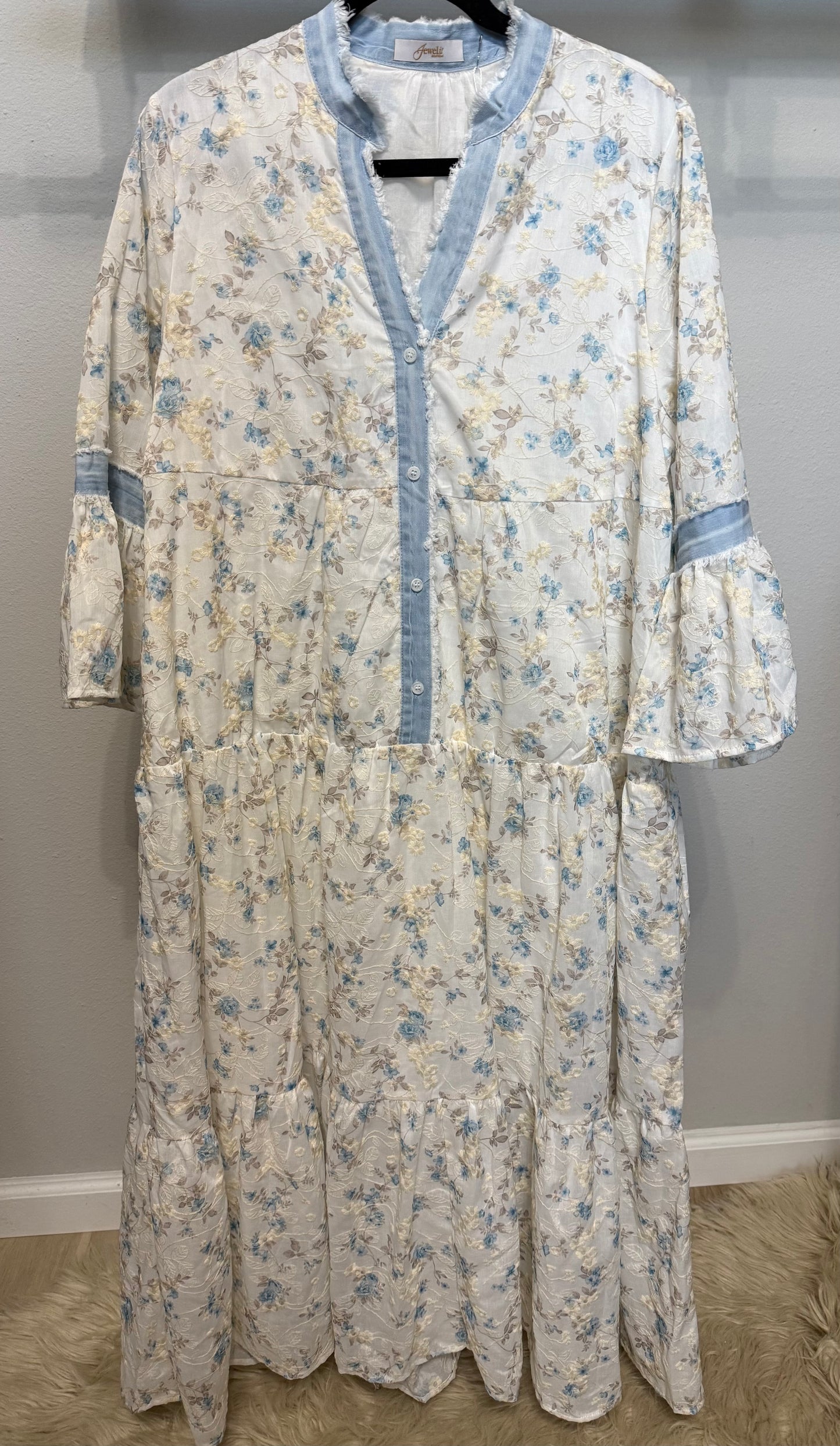 Italian Embroidered Maxi