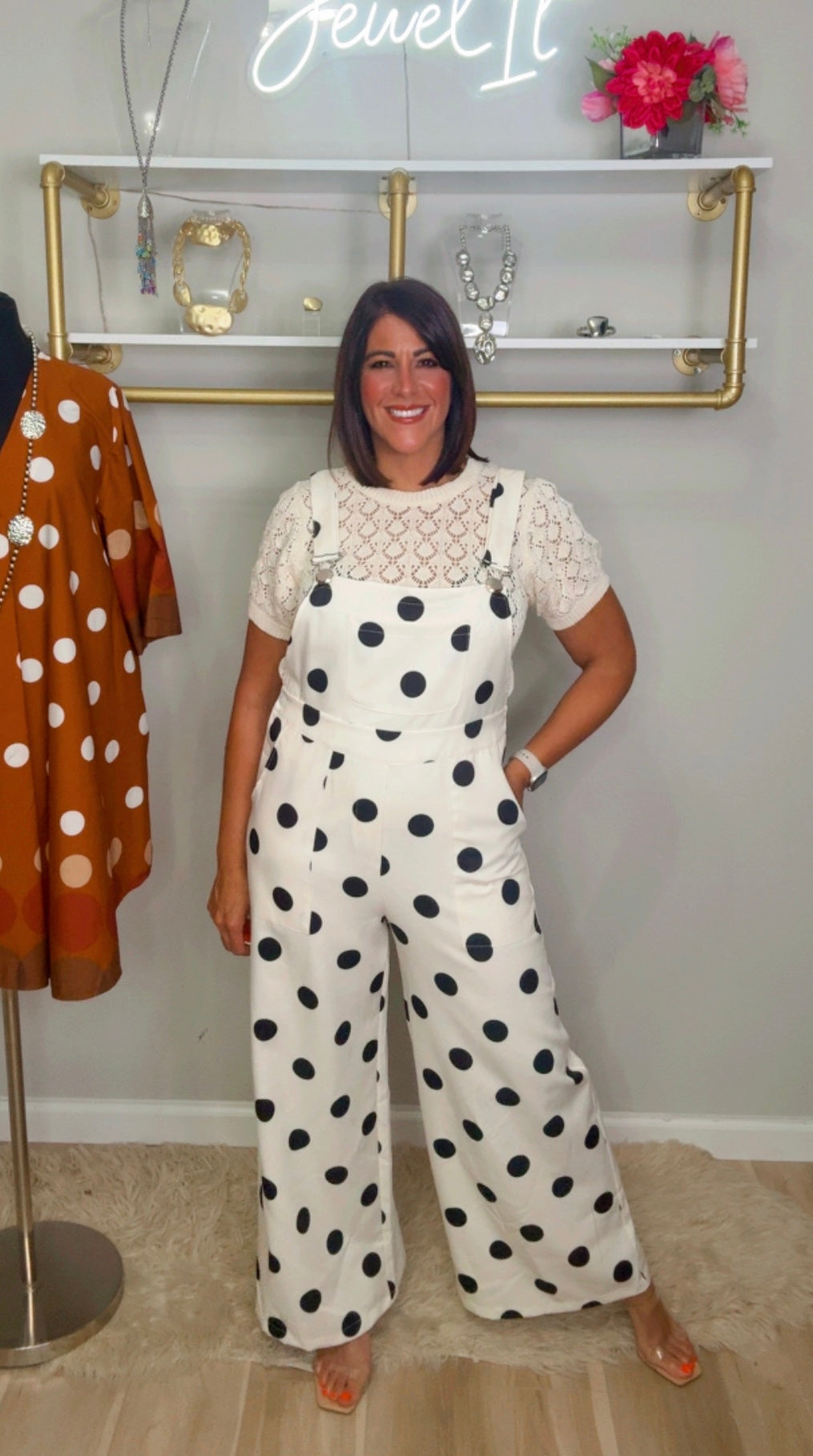 Italian Polka Dots Jumpsuit