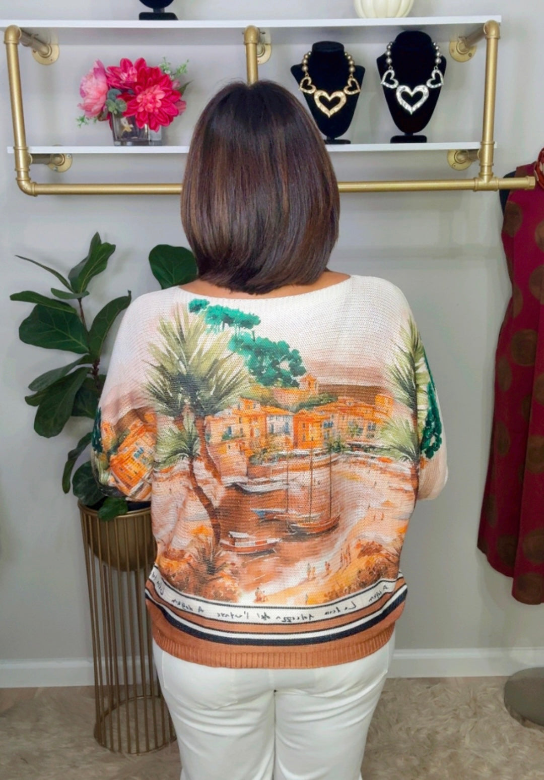 Italian Knit Stamped