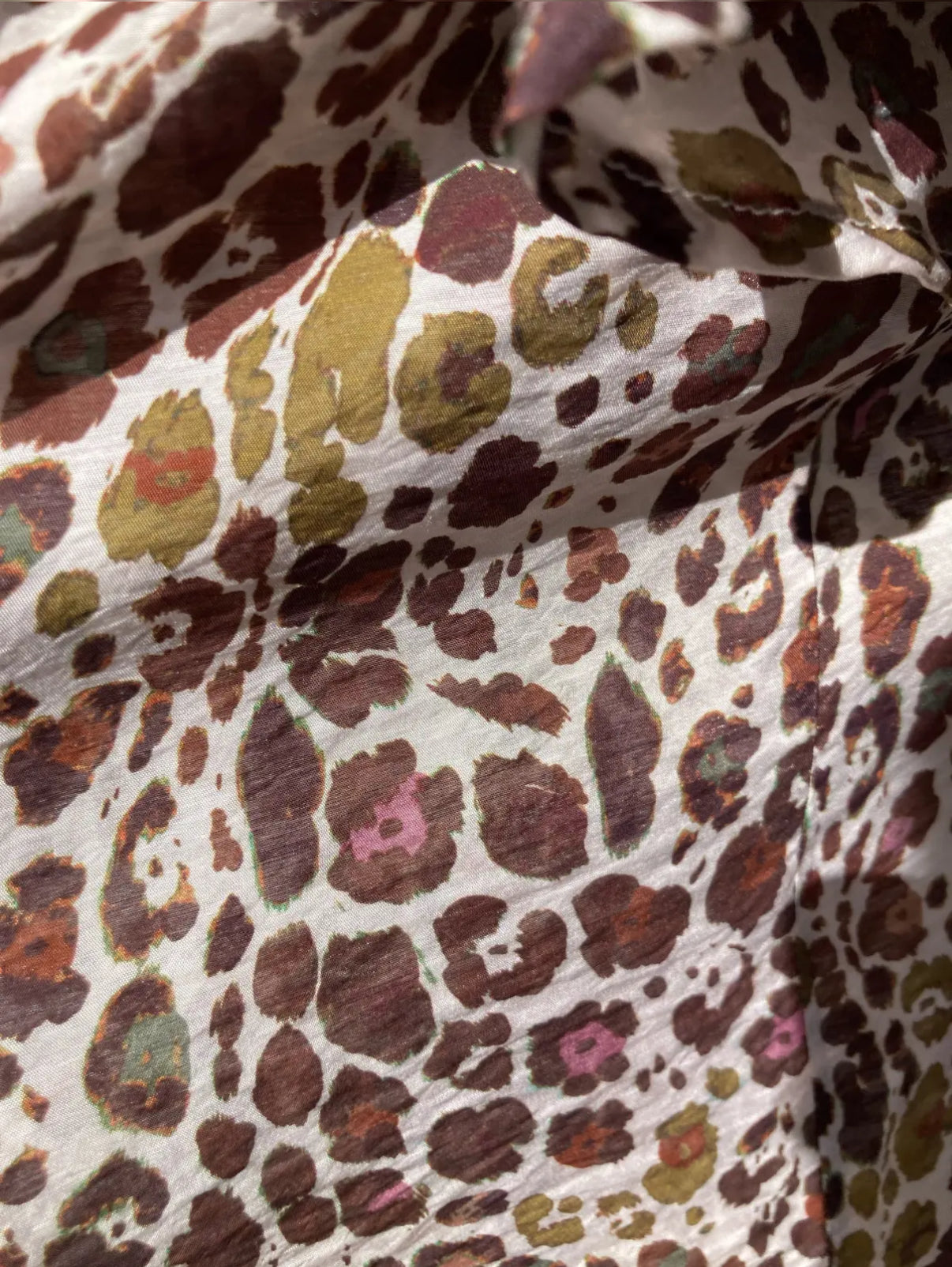 Italian Off shoulder Animal print Blouse