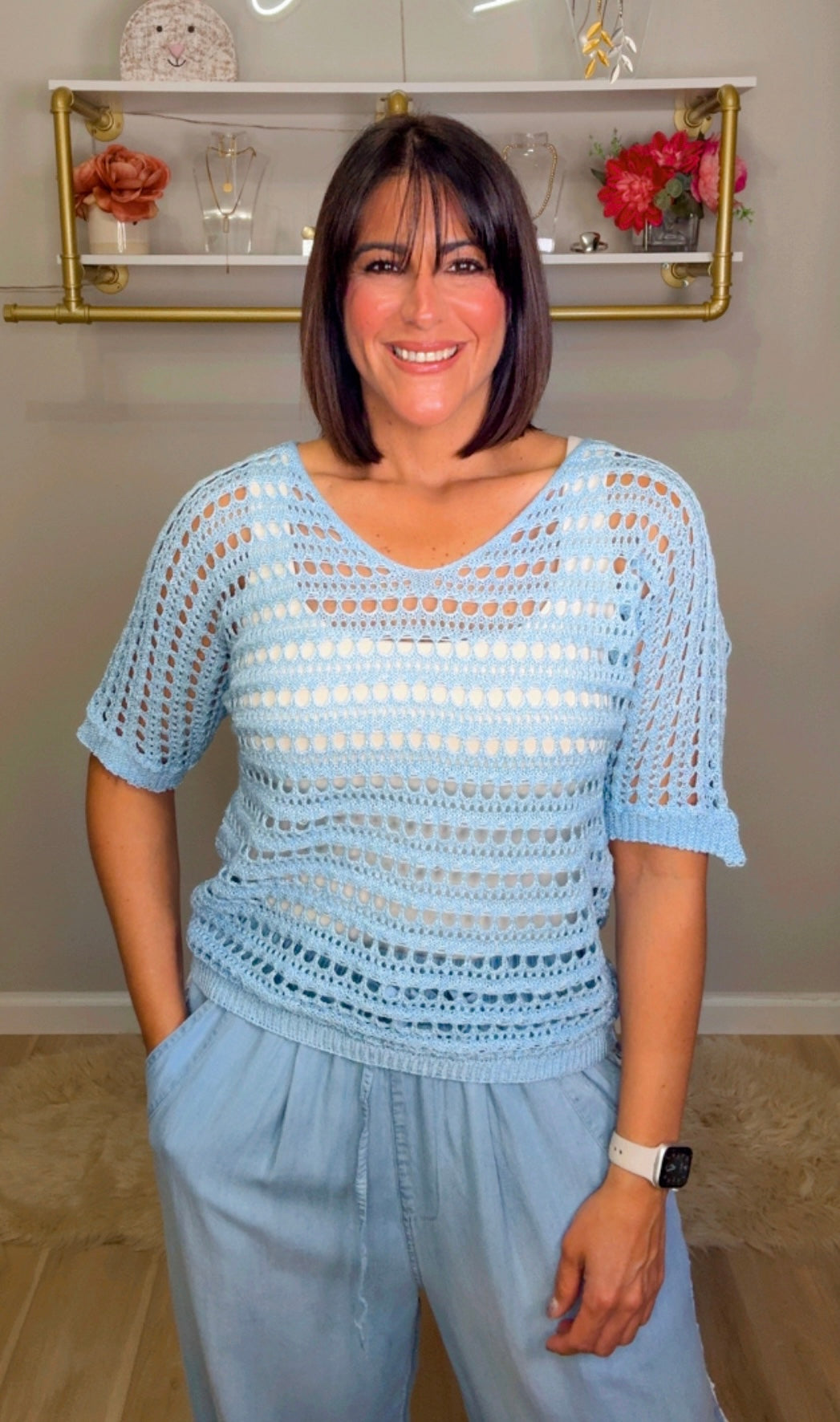 Italian V Neck Knits