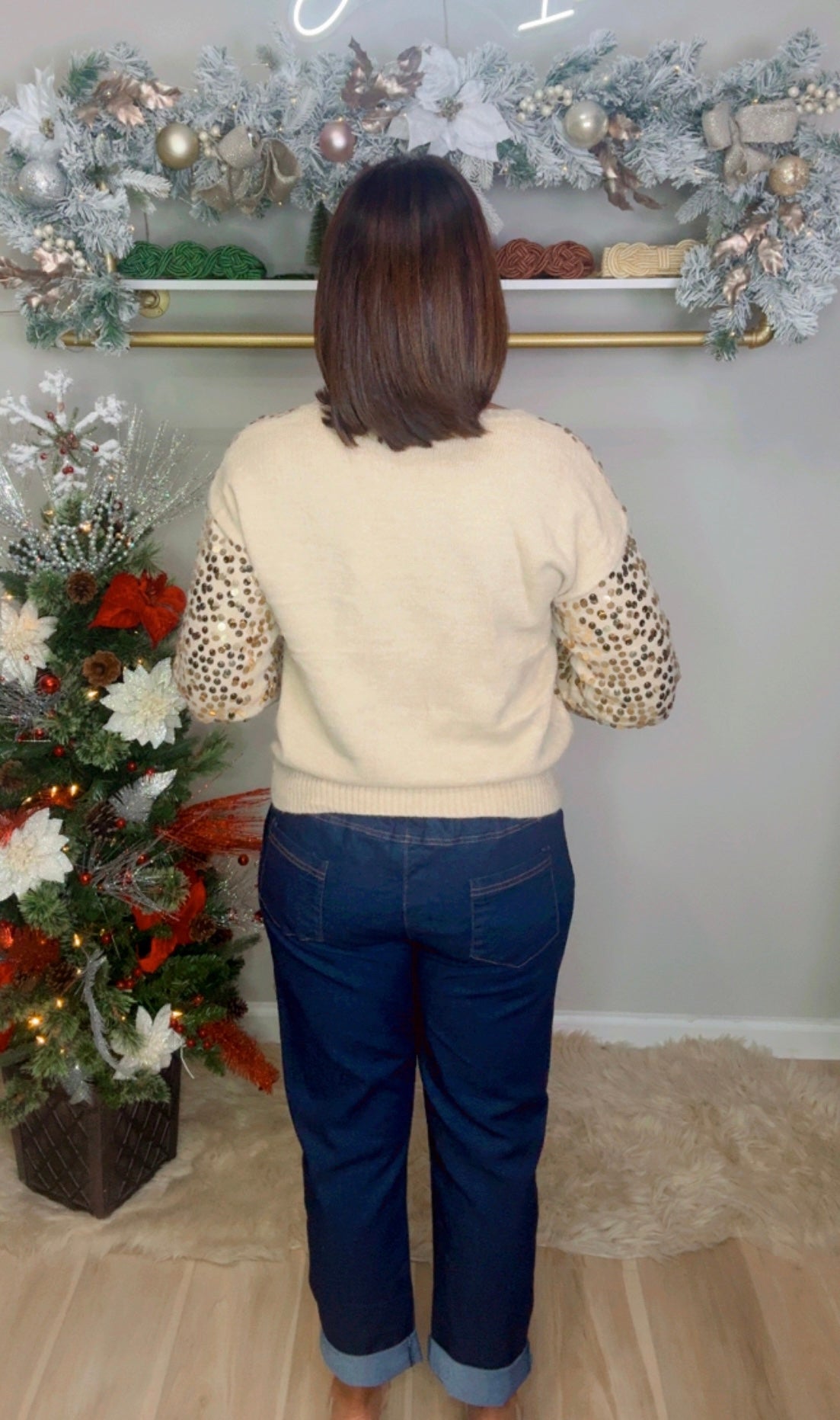 Italian Sequins Pullover