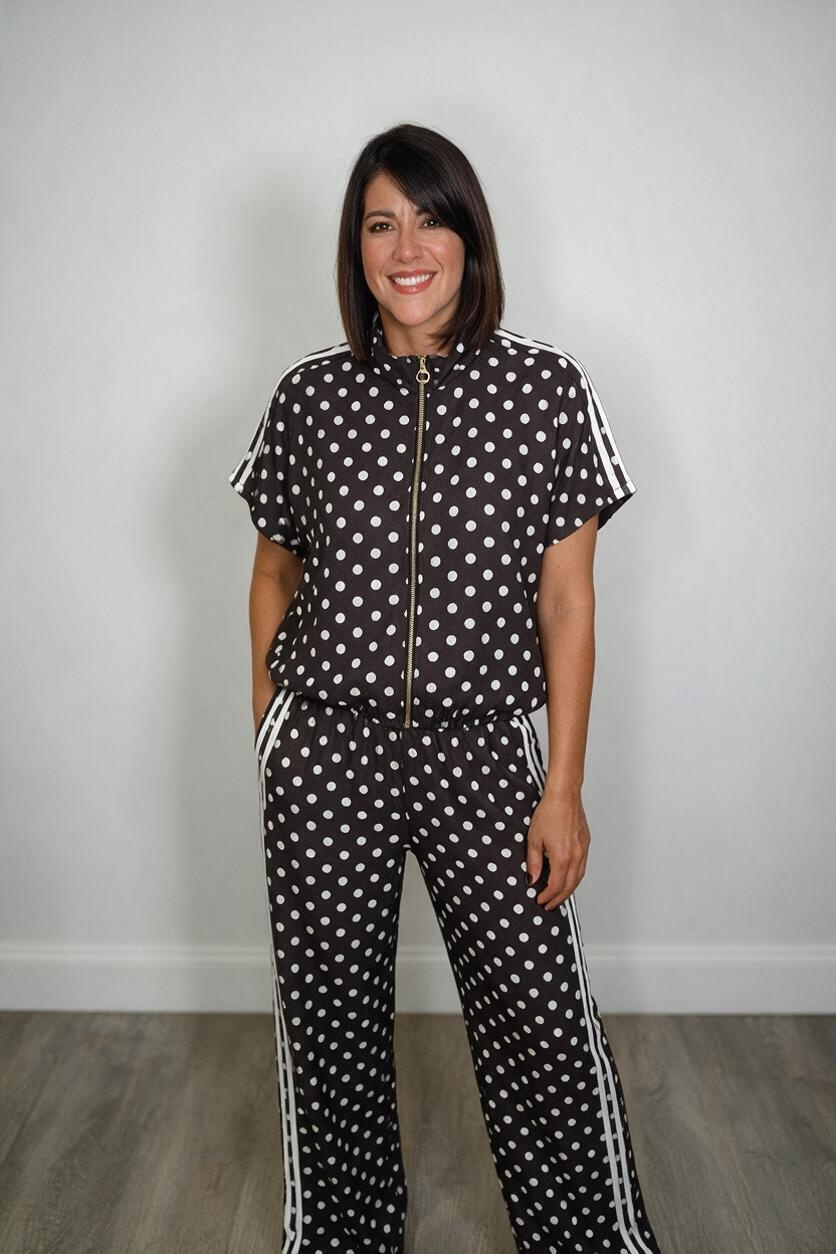 Italian Polka Dots Pant Set