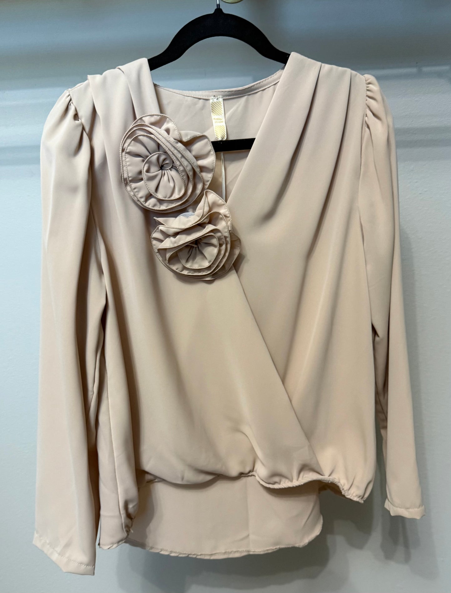 Italian Crossed Flower Blouse