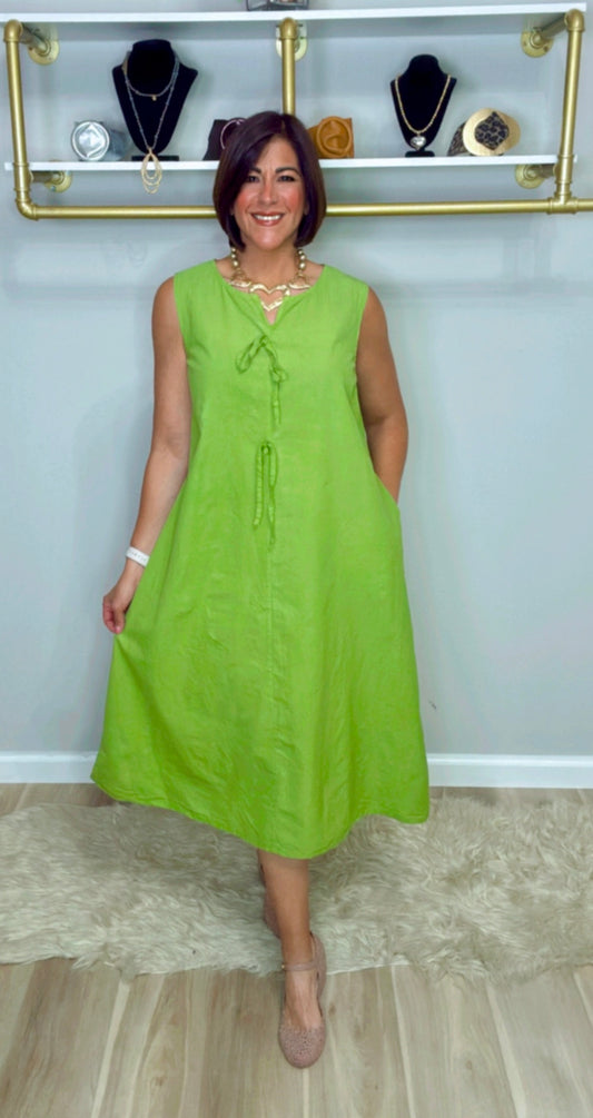 Italian Front Bow Dress