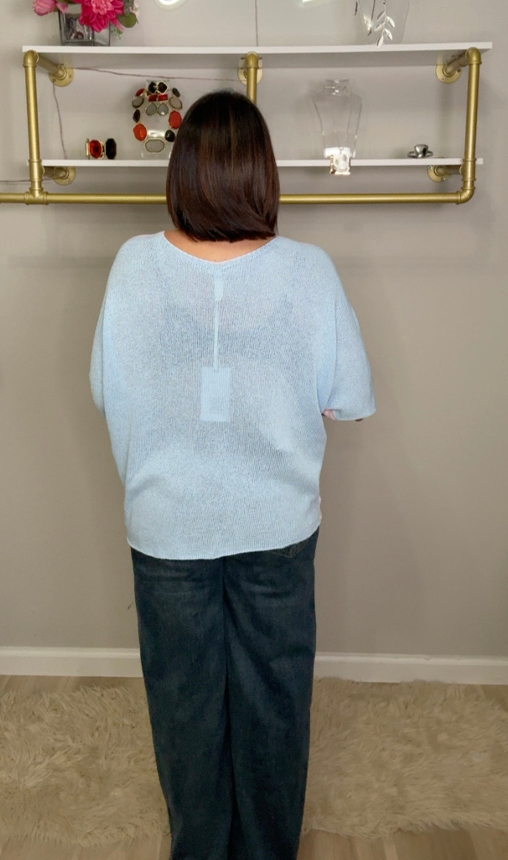 Italian Two Tone knit