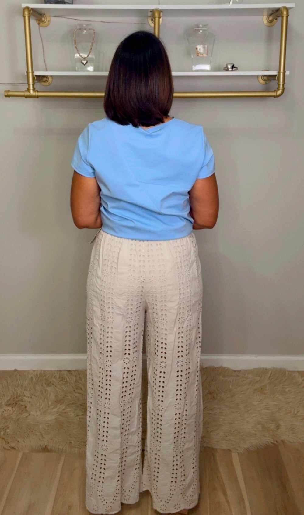 Italian Eyelet Trouser