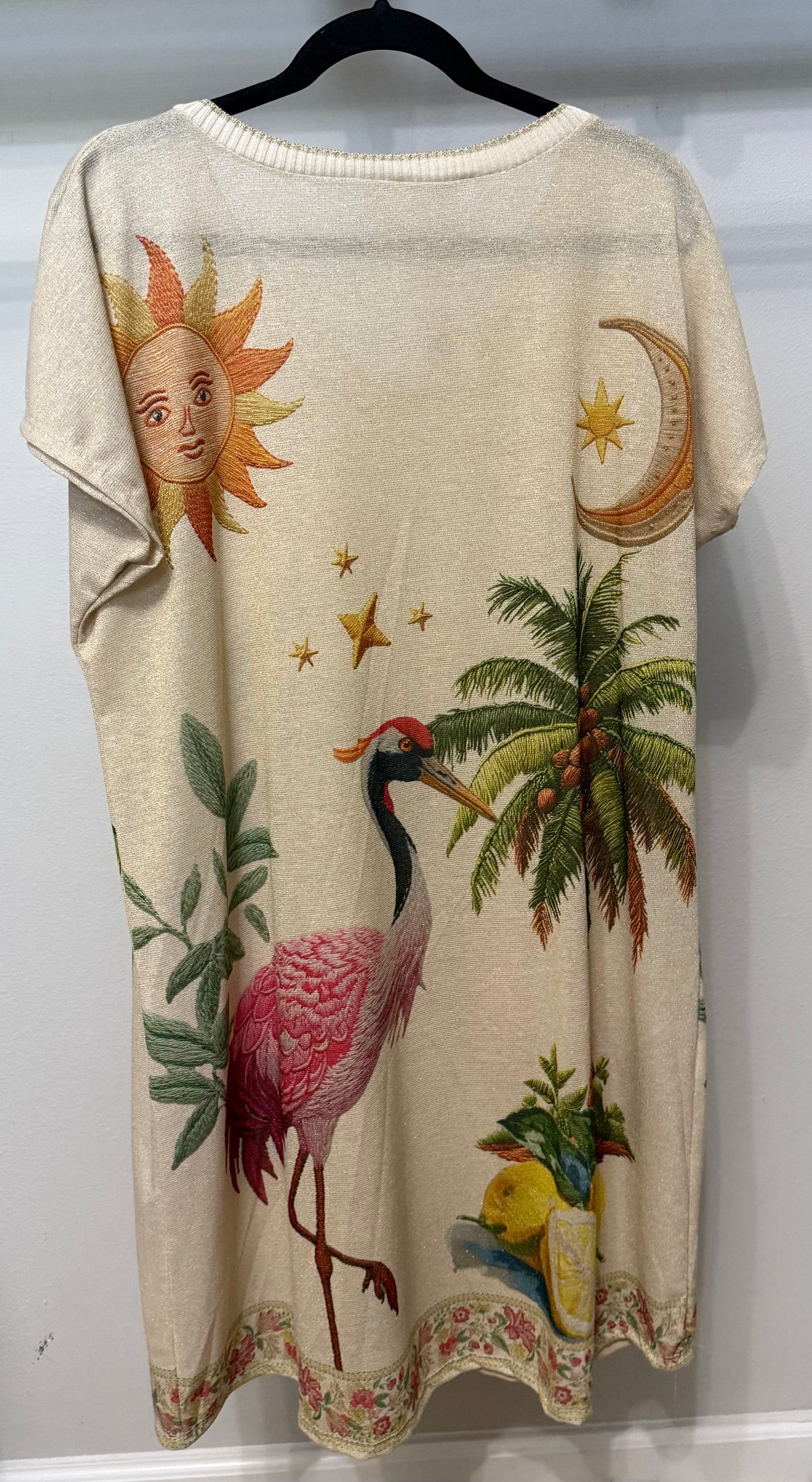 Italian Sun and Moon Short Dress