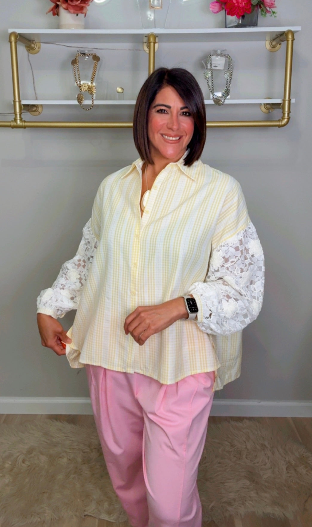 Italian Gingham Tunic