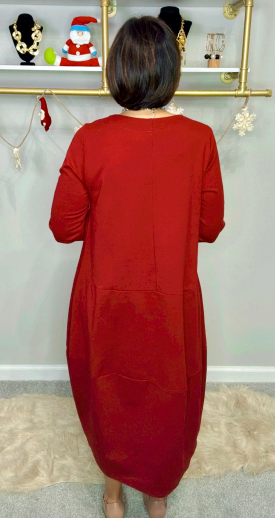 Italian Globe Midi Dress