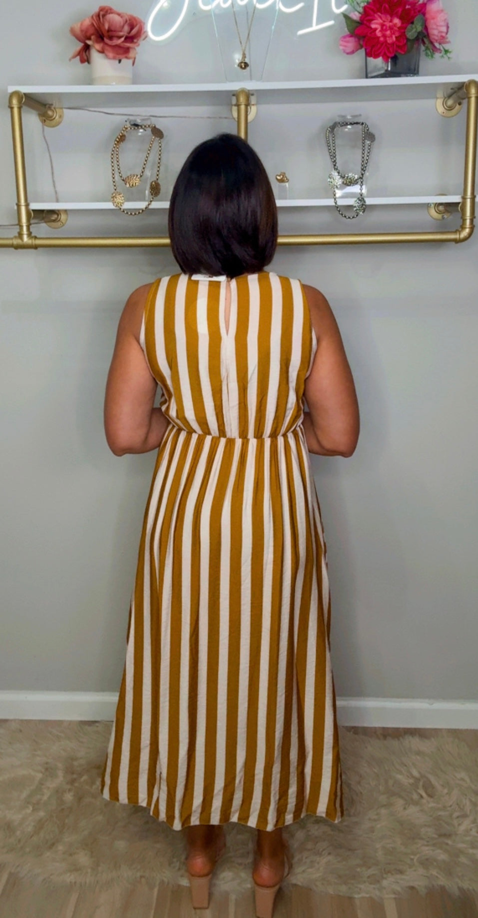 Italian Stripes Dress