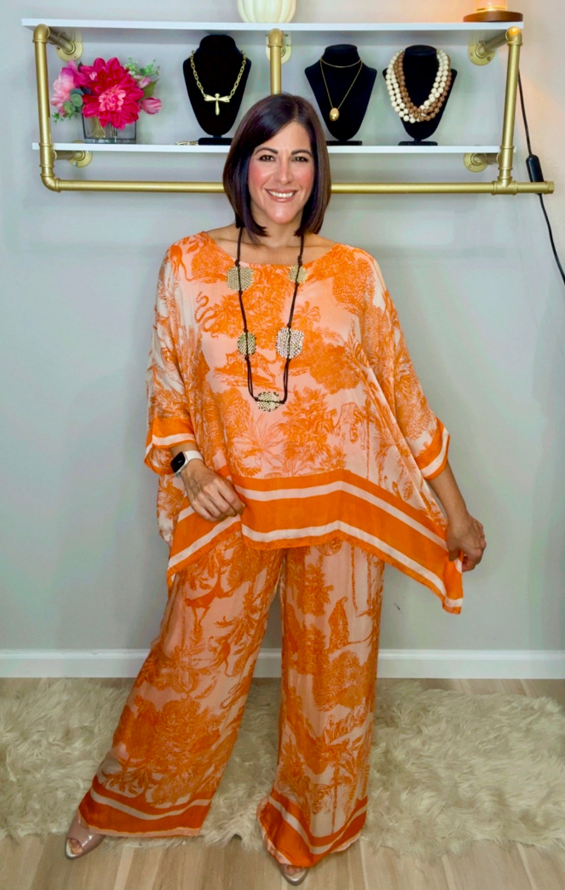 Italian Safari Tunic Set