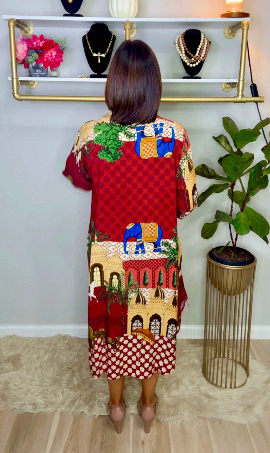 Italian Egyptian Stamped Dress Shirt