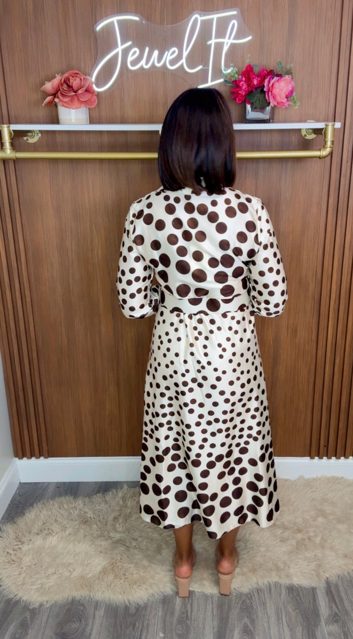 Italian Polka Dots Midi