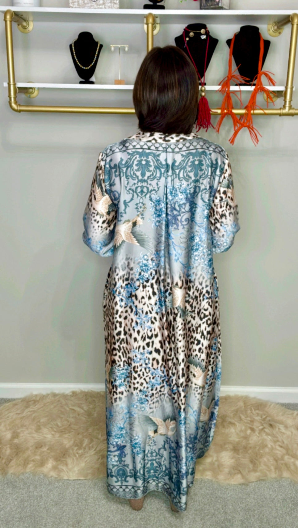 Italian Animal Print Maxi