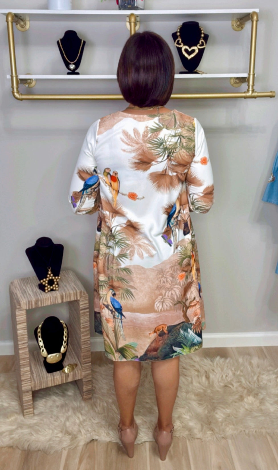 Italian Safari Short Dress