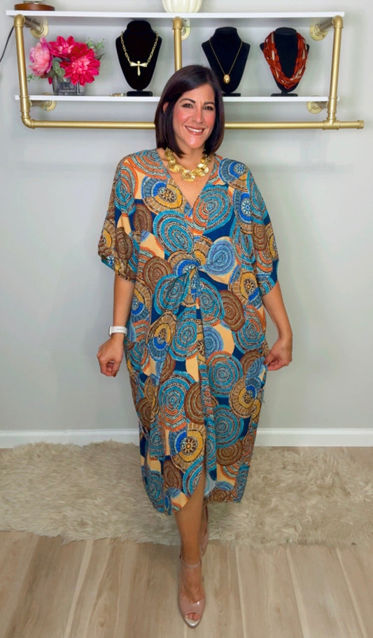 Italian Front Twist Dress