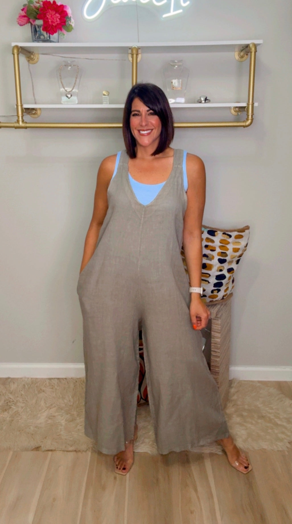 Italian Linen Jumpsuit