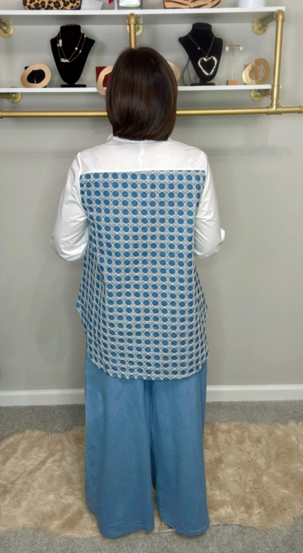 Italian Circle Stamped Tunic.