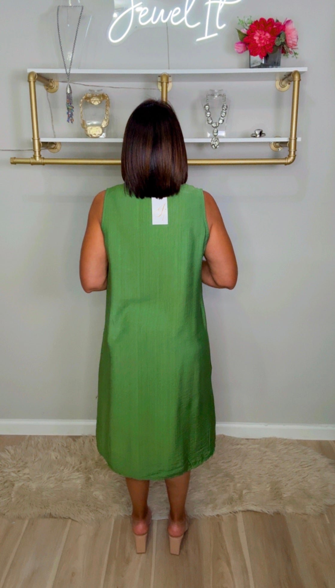 Italian Button Short Dress Shirt