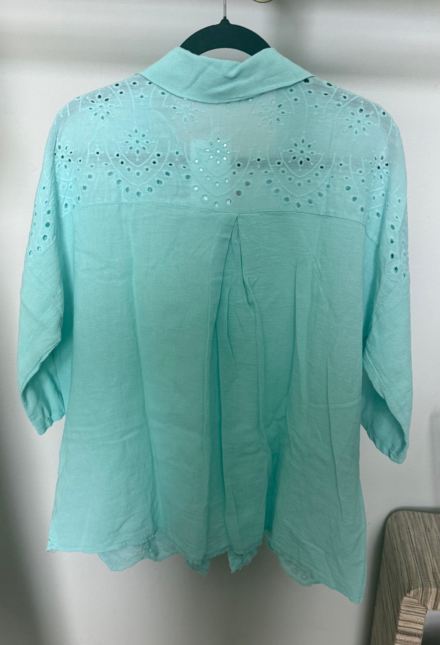 Italian Eyelet Blouse