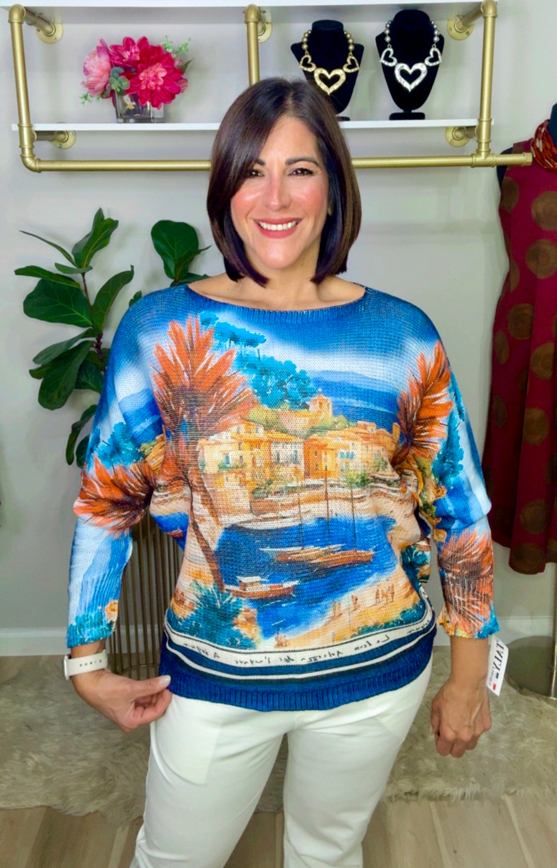 Italian Knit Stamped