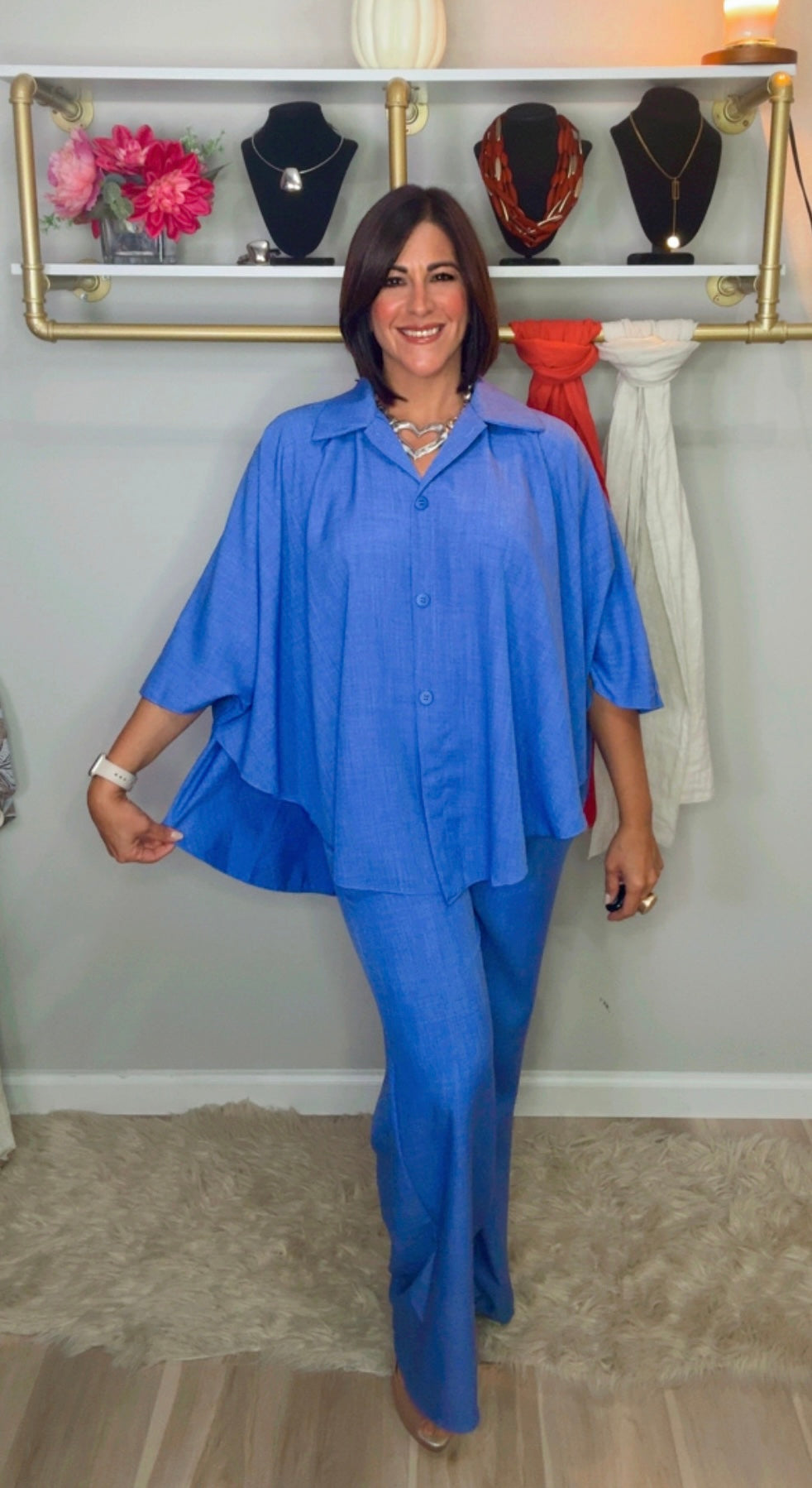 Italian Tunic Pant Set.