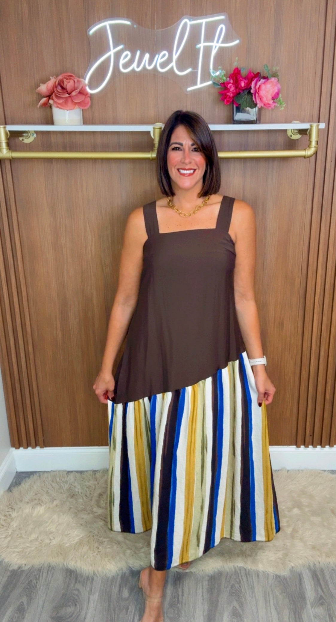 Italian Asymmetric Dress