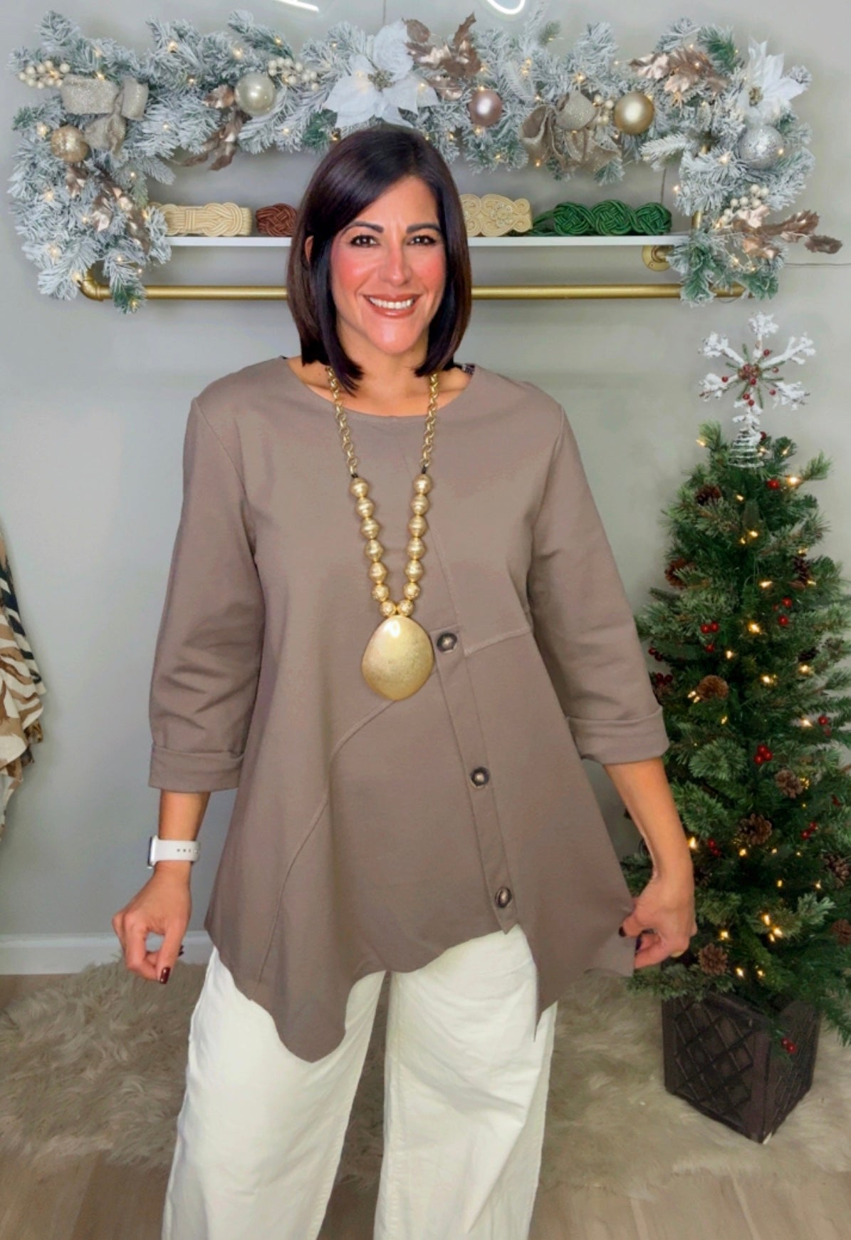 Italian Asymmetric Tunic