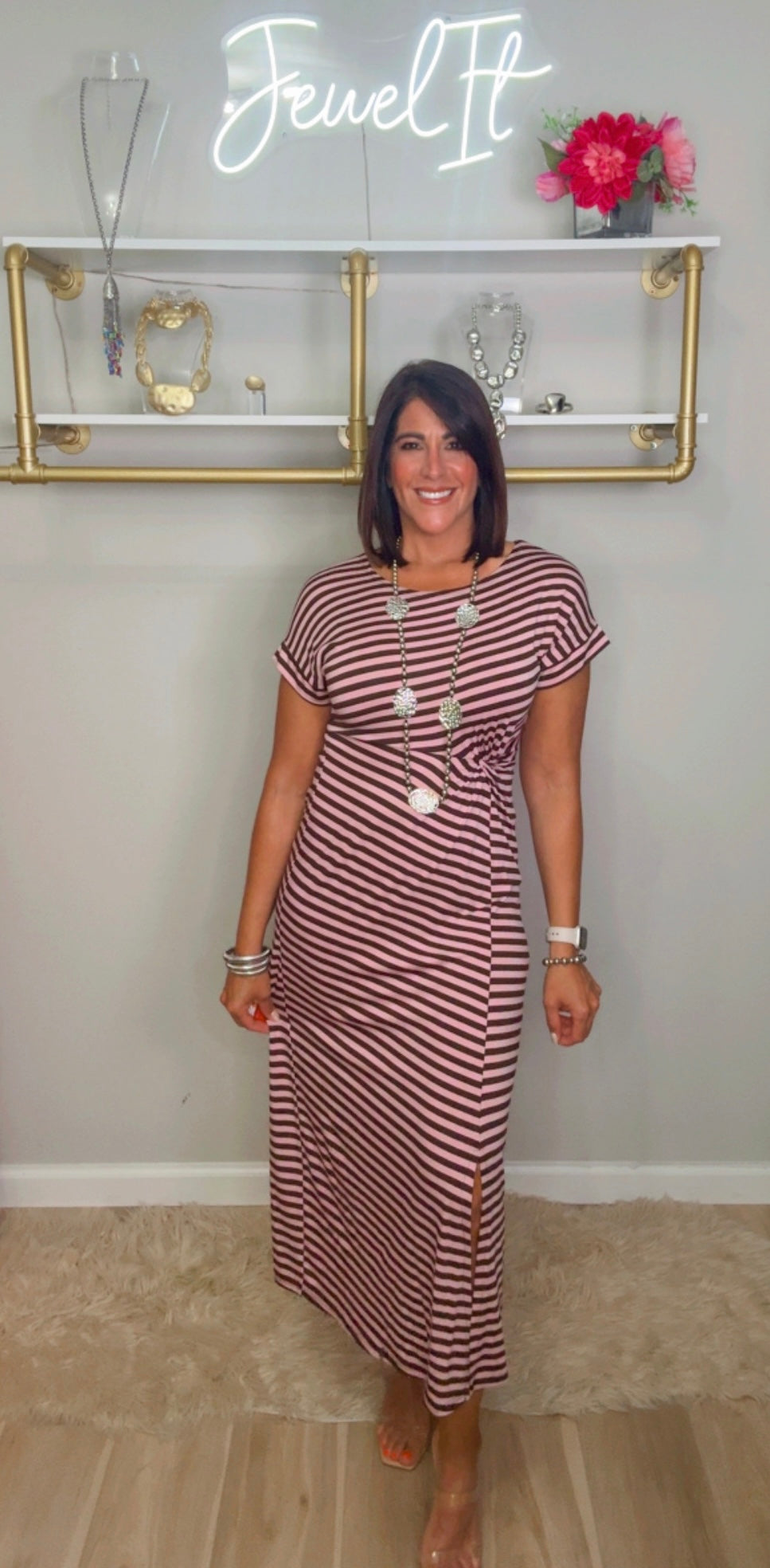 Italian Stripes Dress