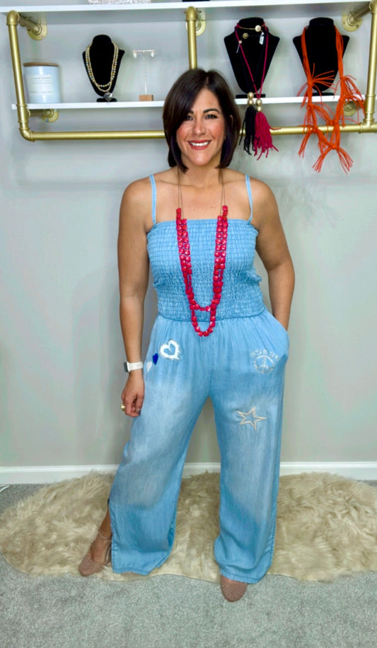 Italian Tencel Jumpsuit