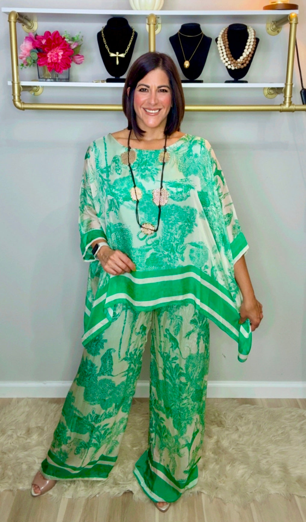 Italian Safari Tunic Set