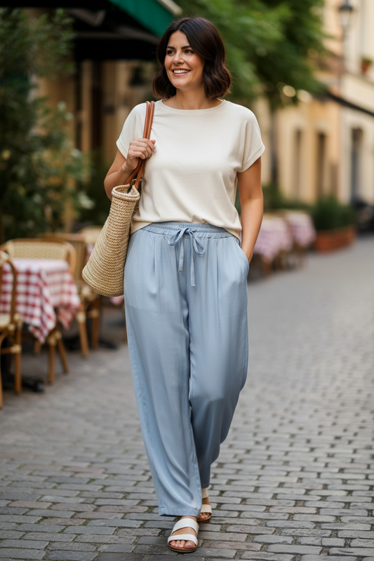Italian Soft Trousers with Pockets
