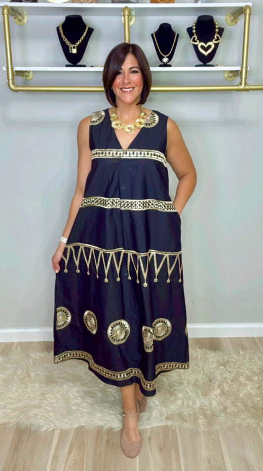Italian Embroidered Dress