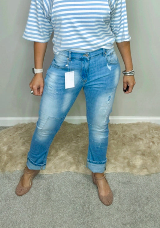 Italian Cuffed Hem Jean