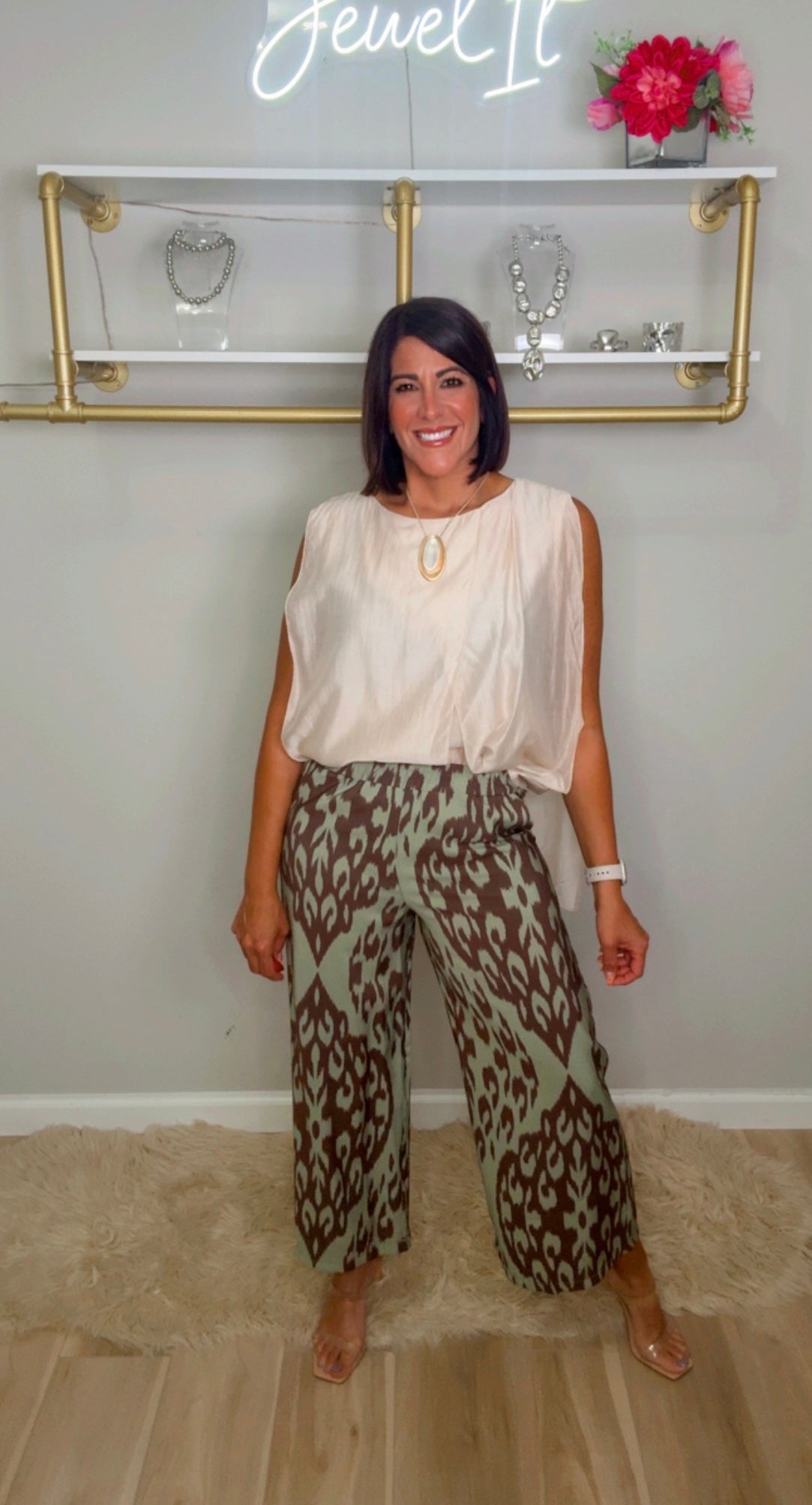 Italian Ankle Stamped Trouser