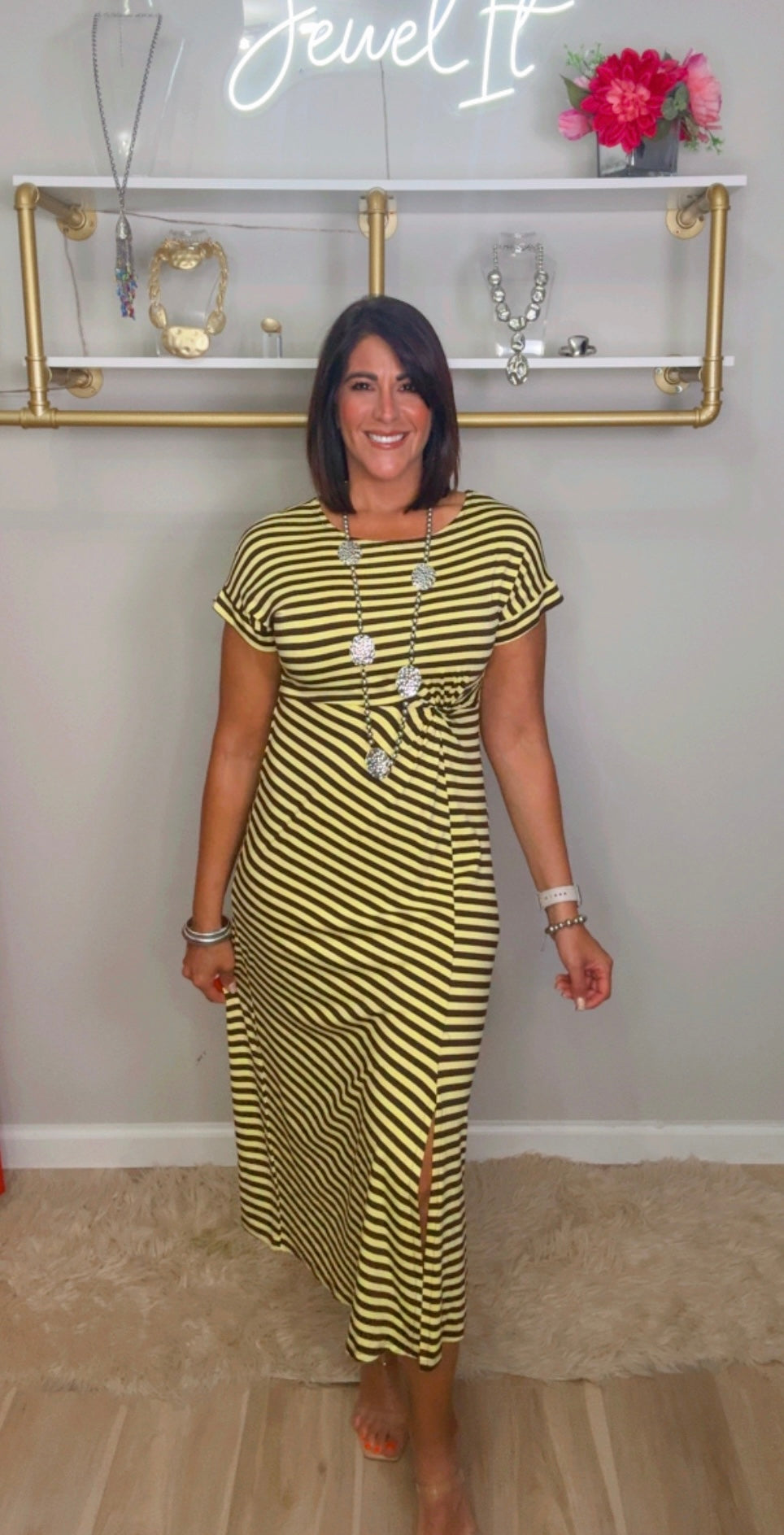 Italian Stripes Dress