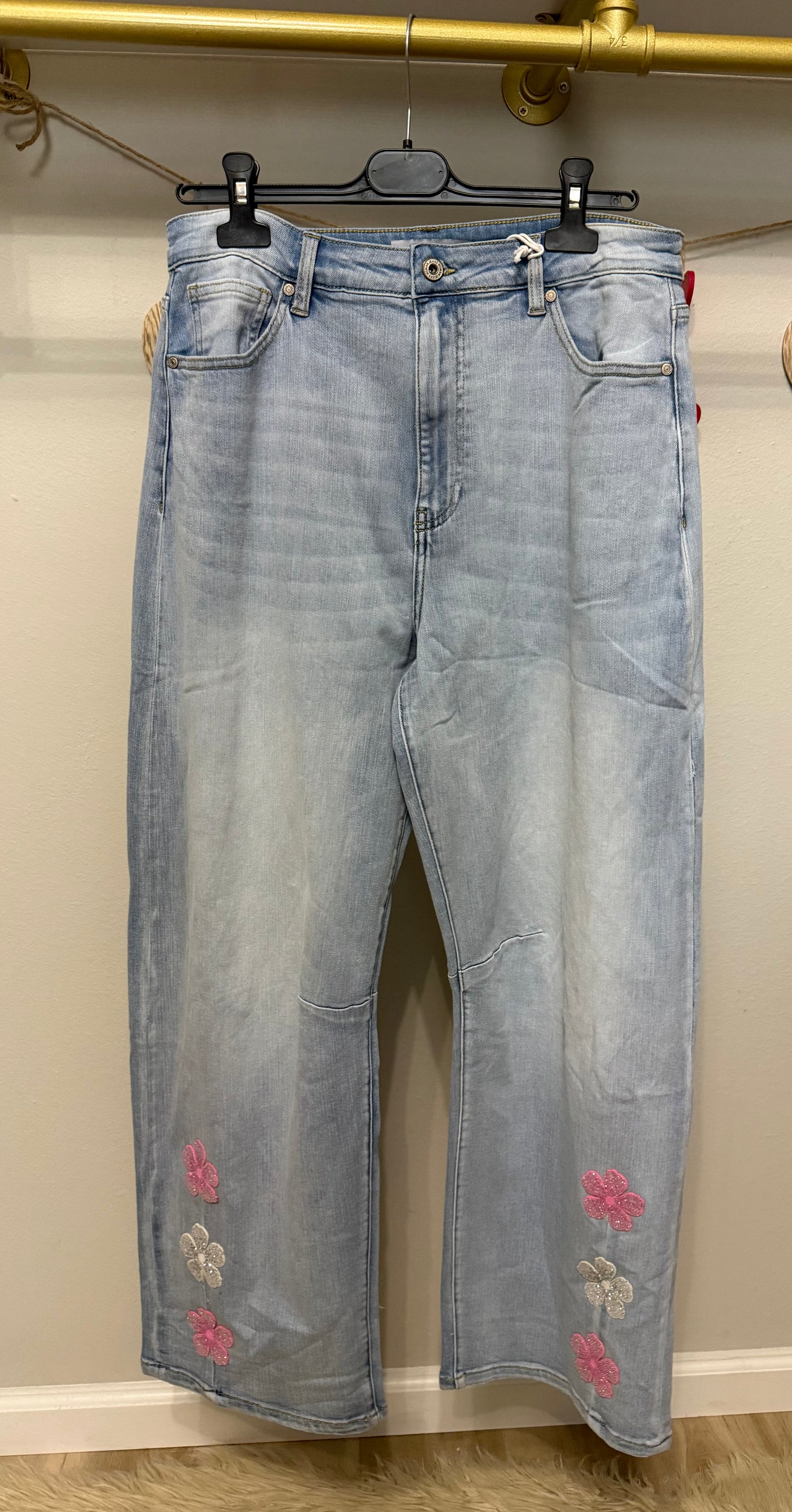 Italian 3 Flower Jean