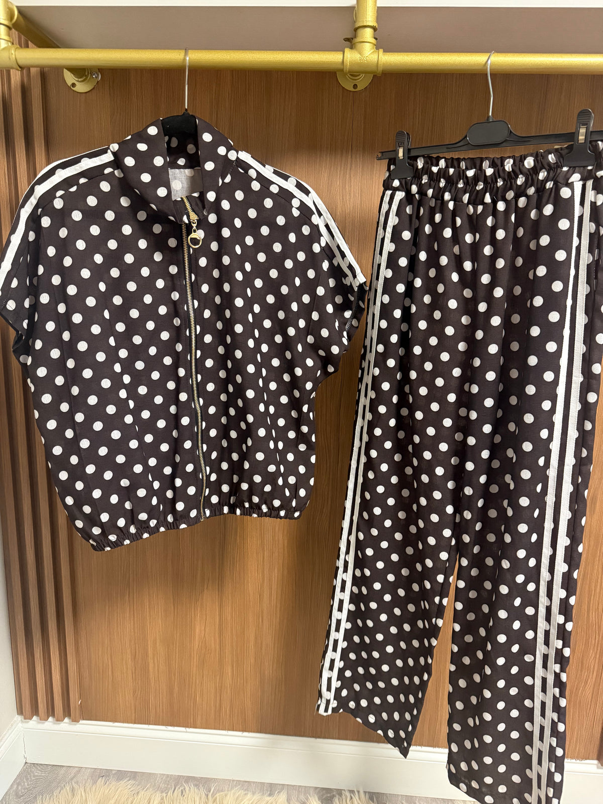 Italian Polka Dots Pant Set