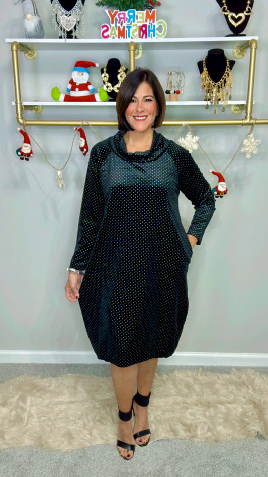Italian Velvet Short Dress