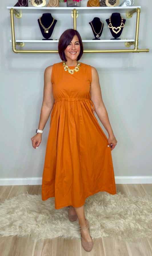Italian Side Adjustable Dress