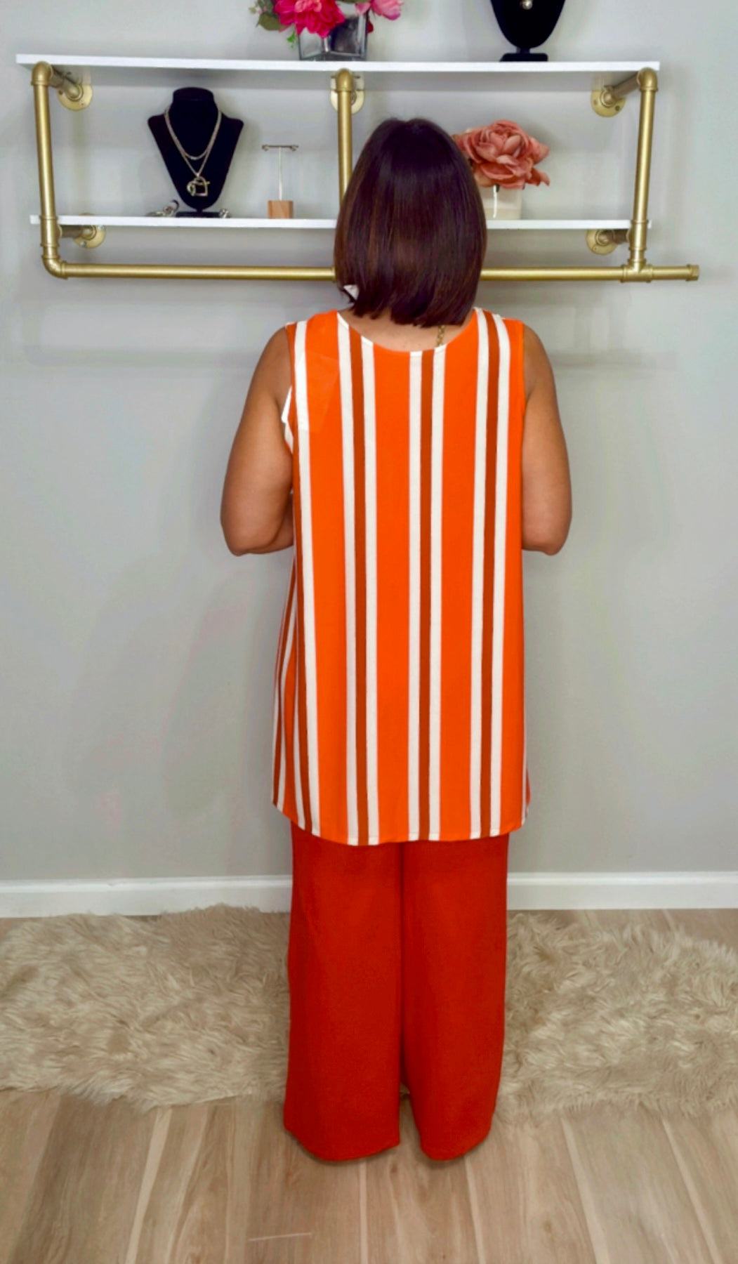 Manolitas Rayas Pant Set