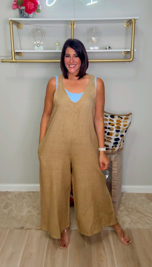 Italian Linen Jumpsuit